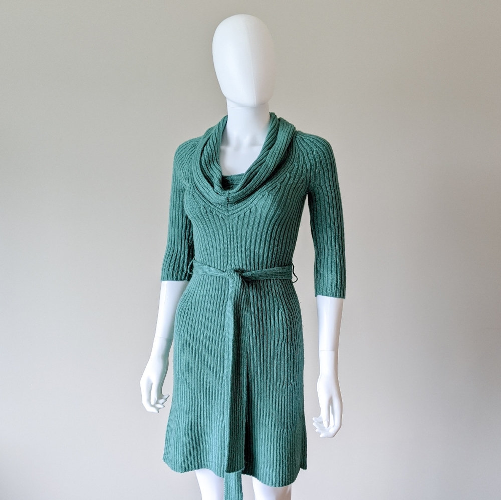 Bebe Sweater Dress with Tie